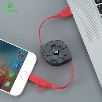 Kabel 2w1 micro USB iPhone iPad lightning Floveme